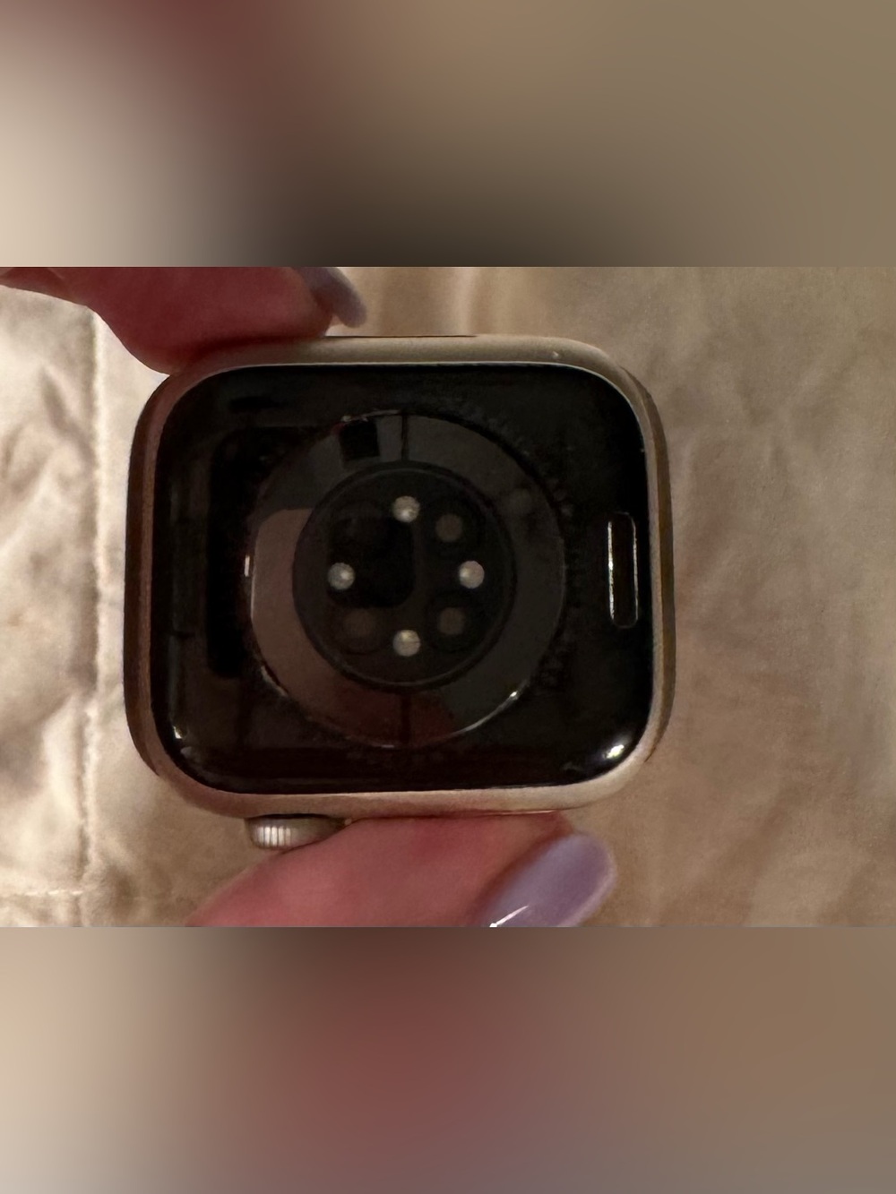 Apple Watch Series 7 GPS 41mm Starlight + Charger 3 Bands & 2 God Color Cases - Picture 5 of 10